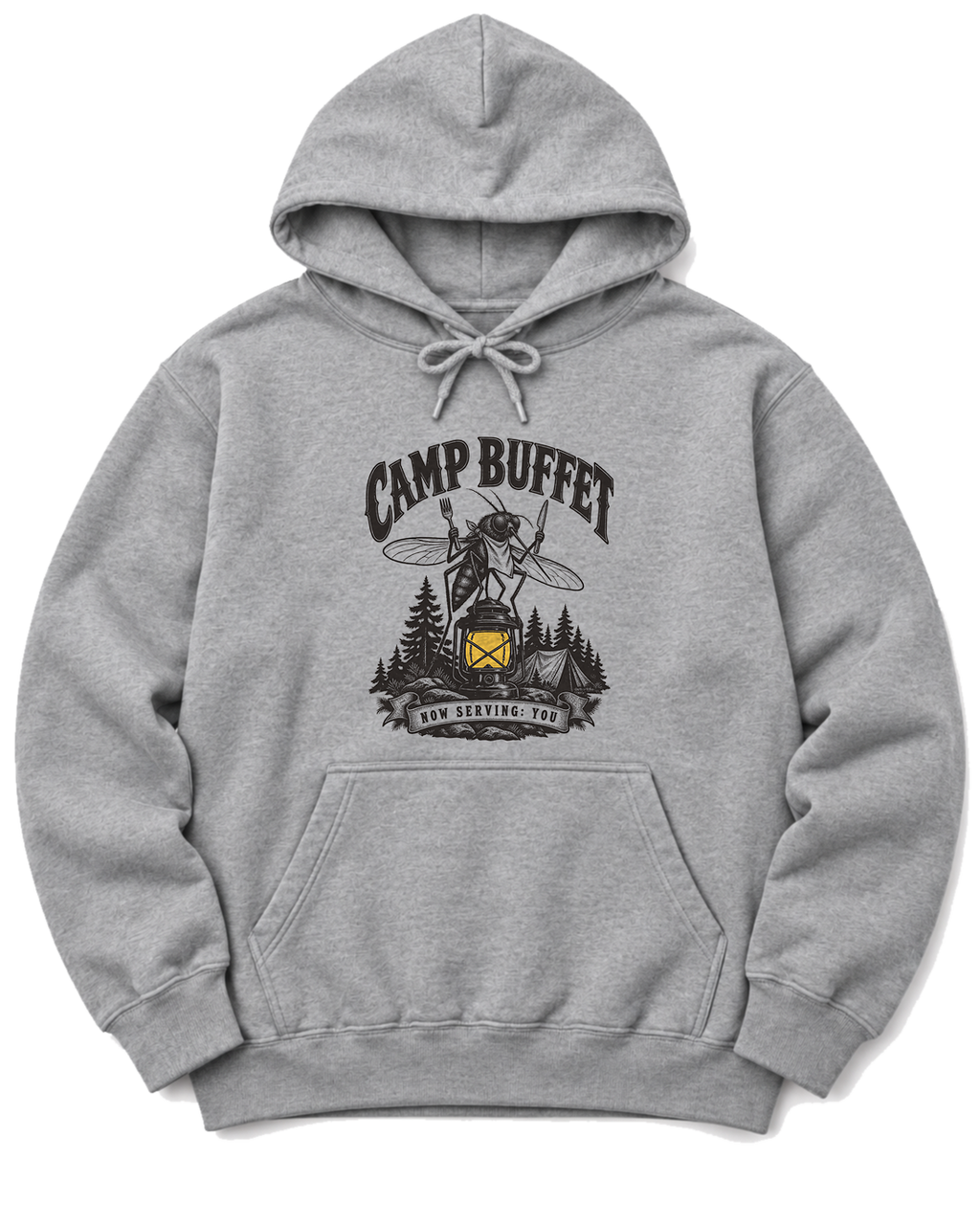 Camp Buffet Hoodie - Sport Grey