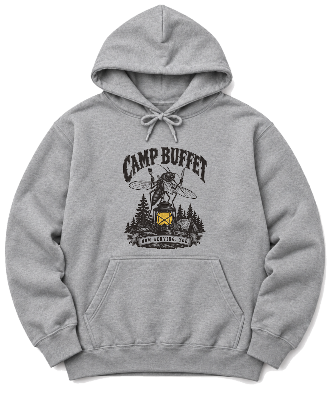 Camp Buffet Hoodie - Sport Grey