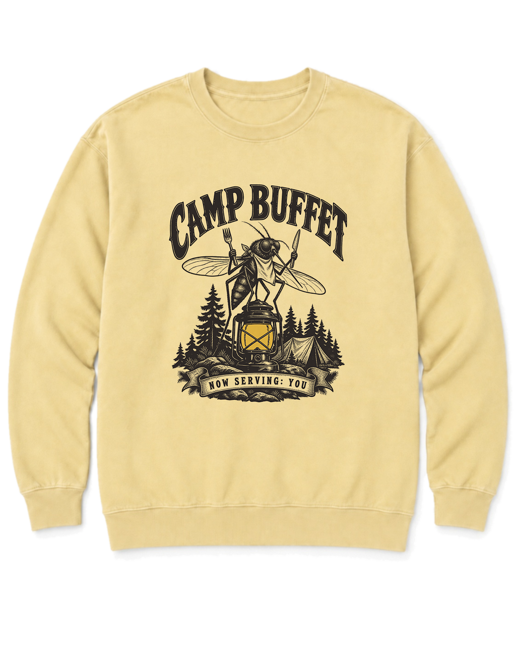 Camp Buffet Sweatshirt - Butter