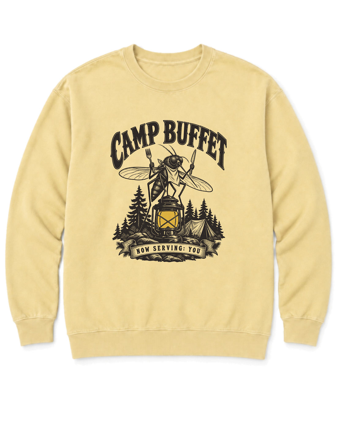 Camp Buffet Sweatshirt - Butter