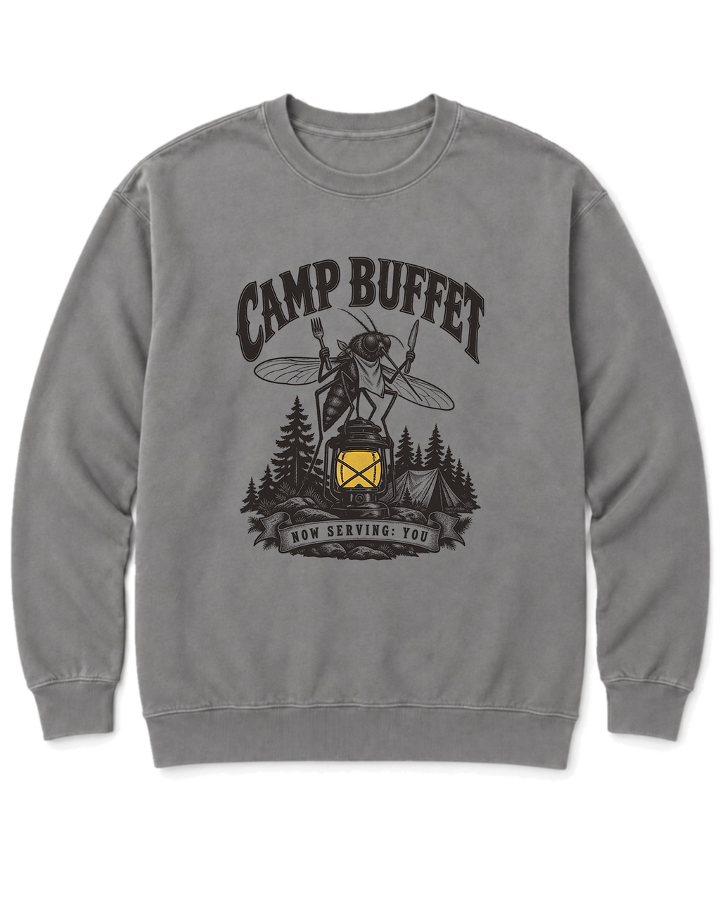 Camp Buffet Sweatshirt - Grey