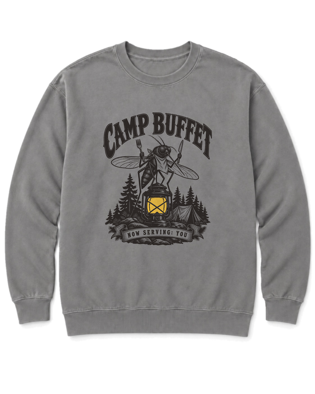 Camp Buffet Sweatshirt - Grey