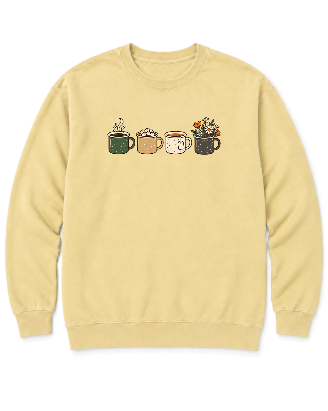 Camp Mugs Sweatshirt - Butter