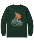 Desert Jackrabbit Long Sleeve Shirt - Forest Green