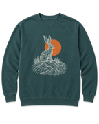 Desert Jackrabbit Sweatshirt - Blue Spruce
