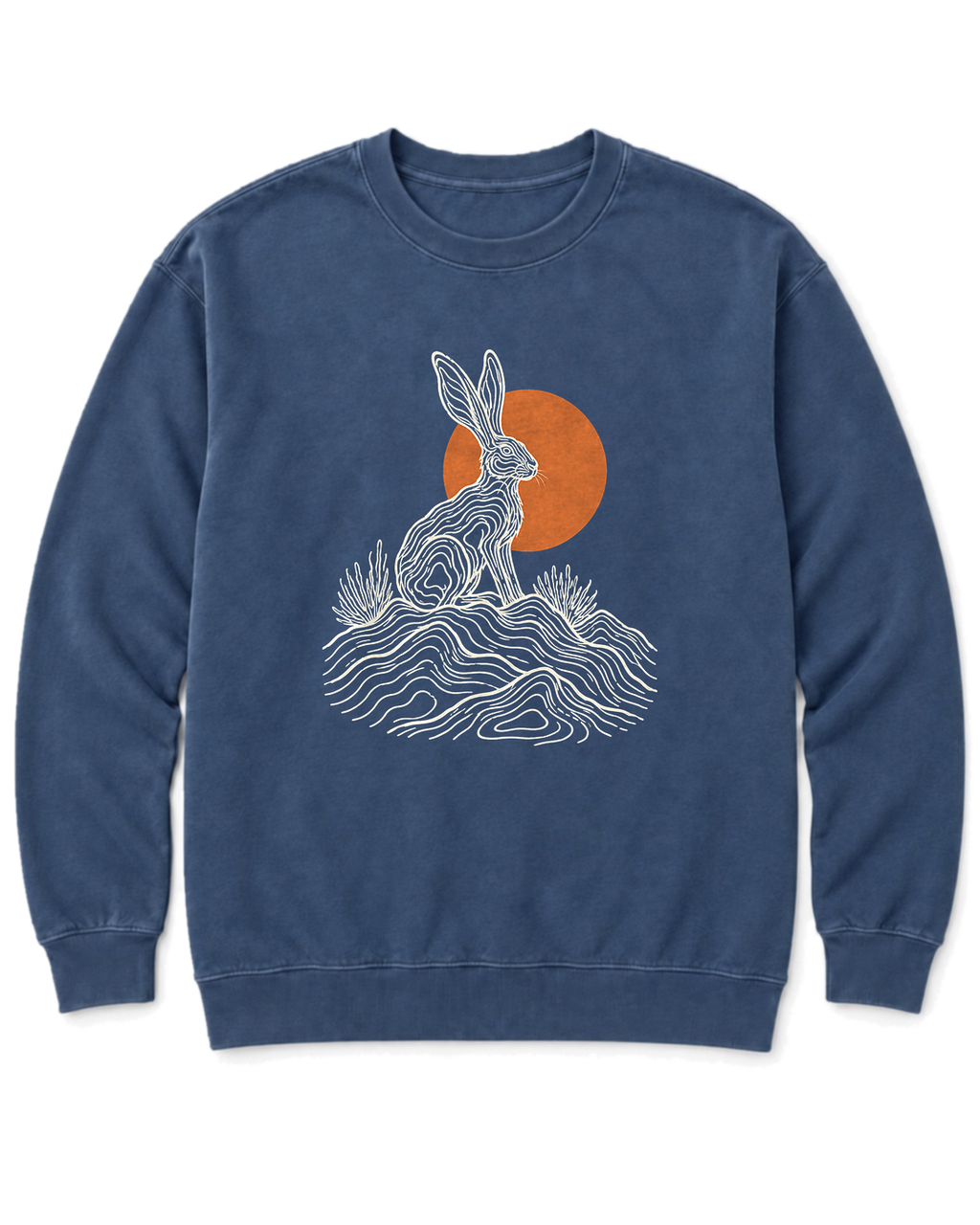 Desert Jackrabbit Sweatshirt - Denim