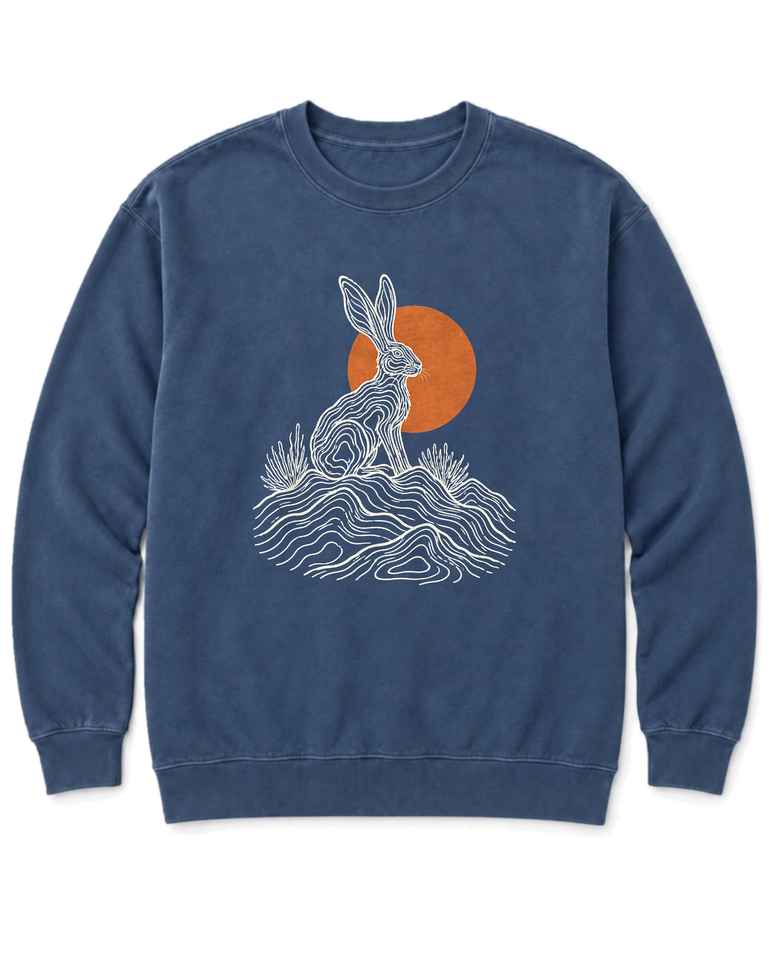 Desert Jackrabbit Sweatshirt - Denim