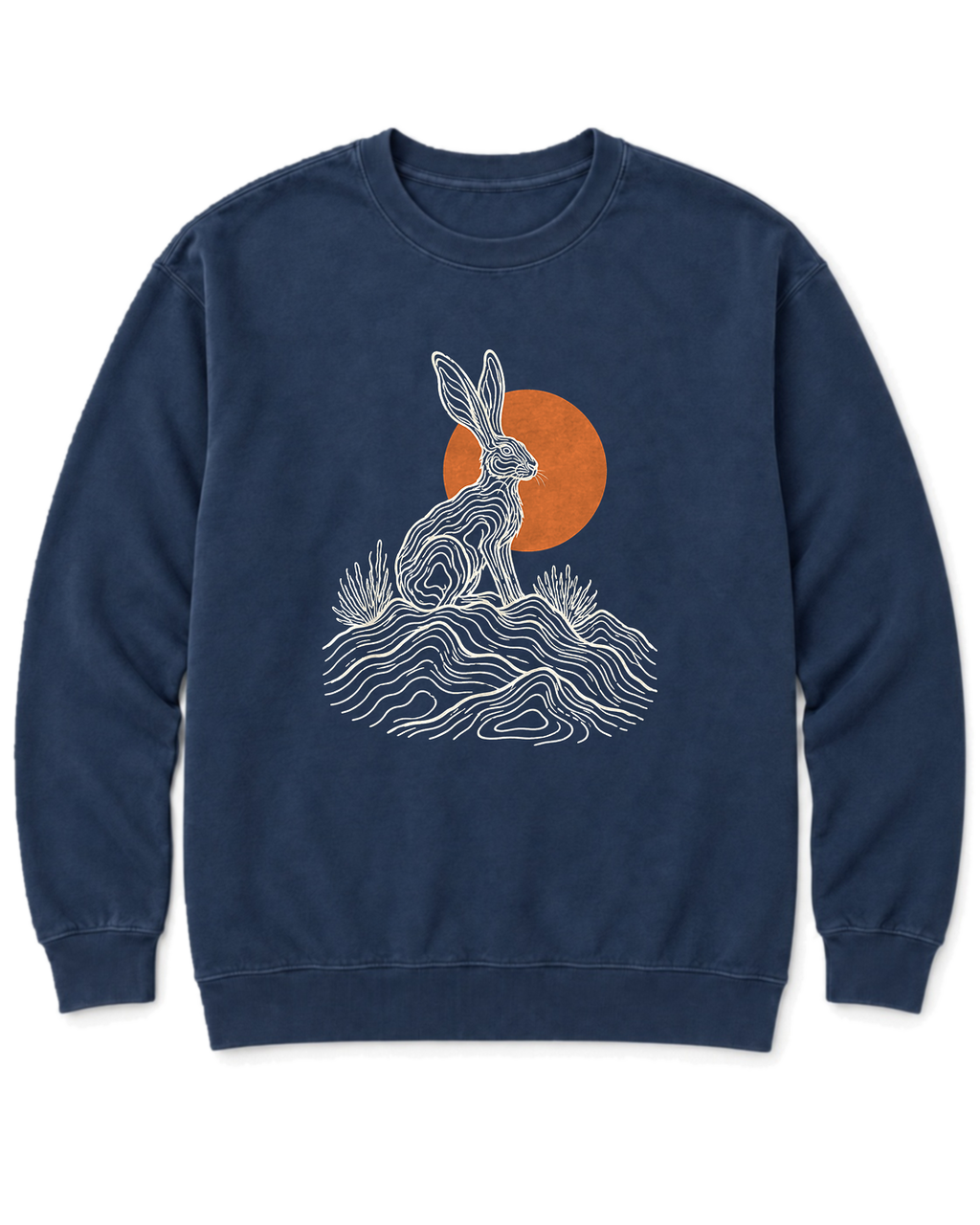 Desert Jackrabbit Sweatshirt - True Navy