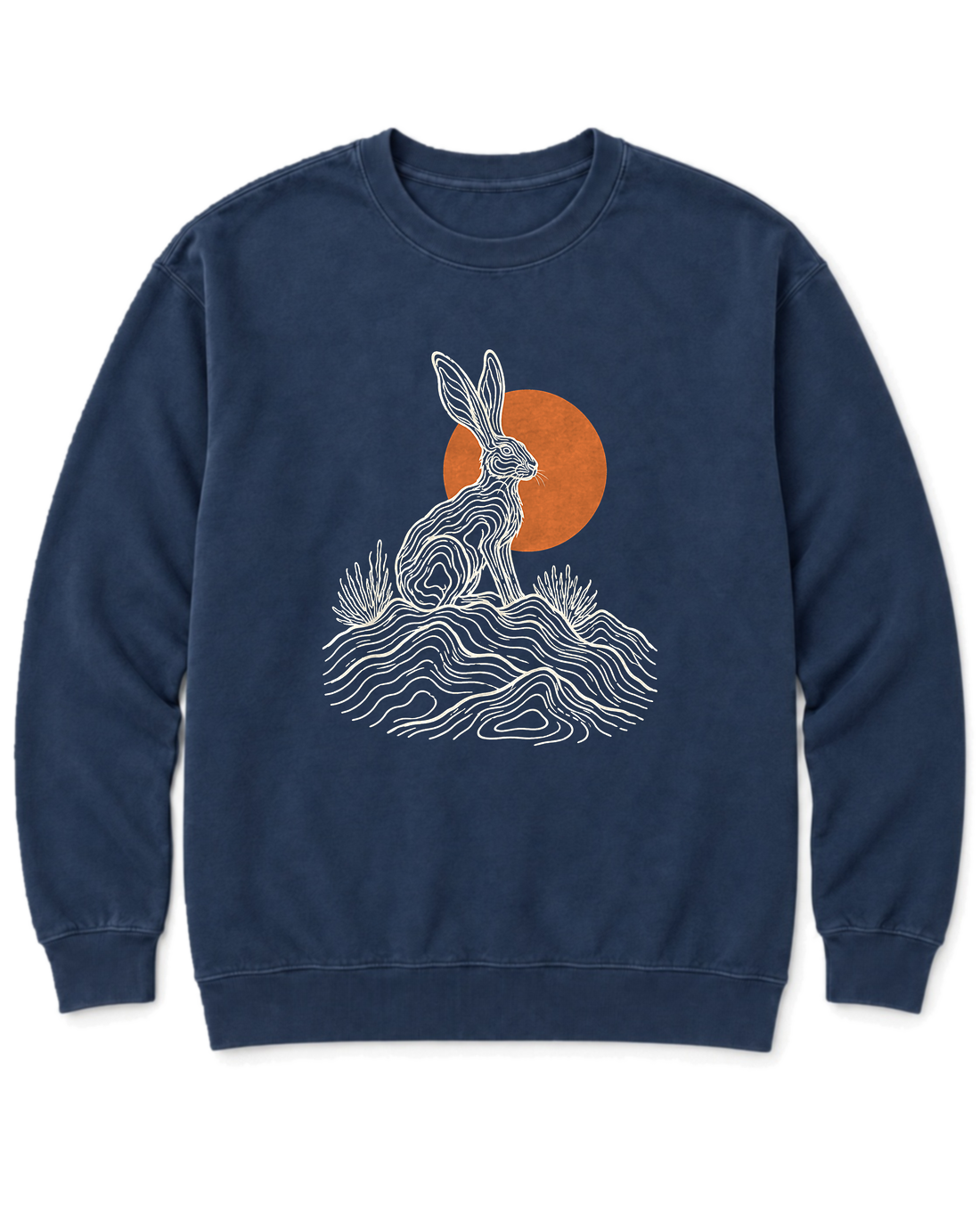 Desert Jackrabbit Sweatshirt - True Navy