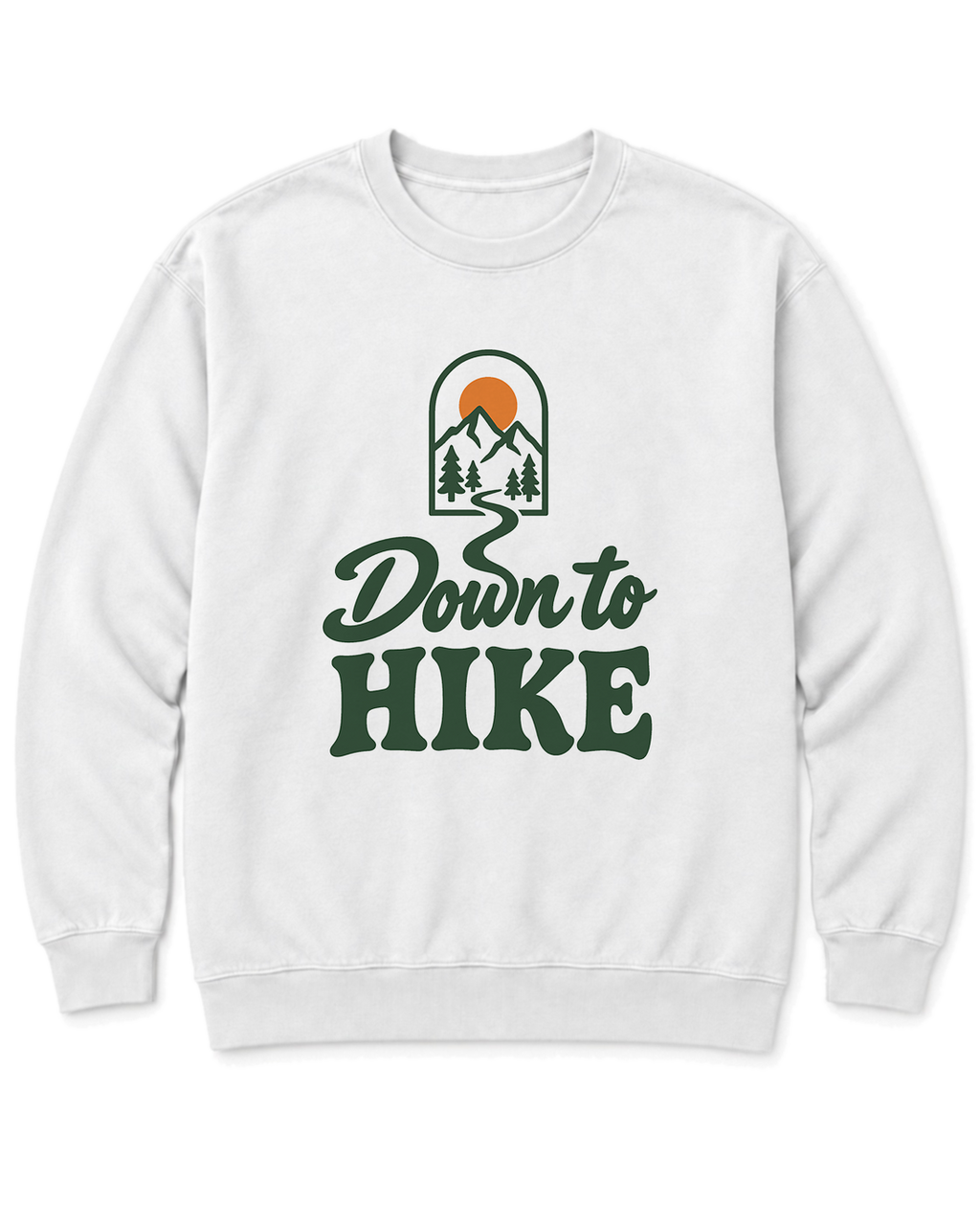 Down to Hike Sweatshirt - White