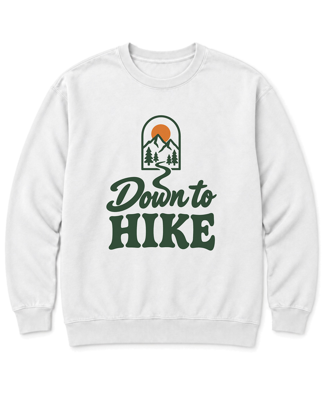 Down to Hike Sweatshirt - White