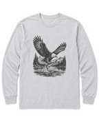 Eagle and Trout Long Sleeve Shirt - Ash