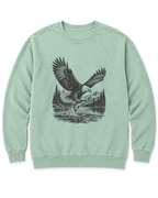 Eagle and Trout Sweatshirt - Chalky Mint
