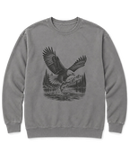 Eagle and Trout Sweatshirt - Grey