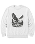 Eagle and Trout Sweatshirt - White