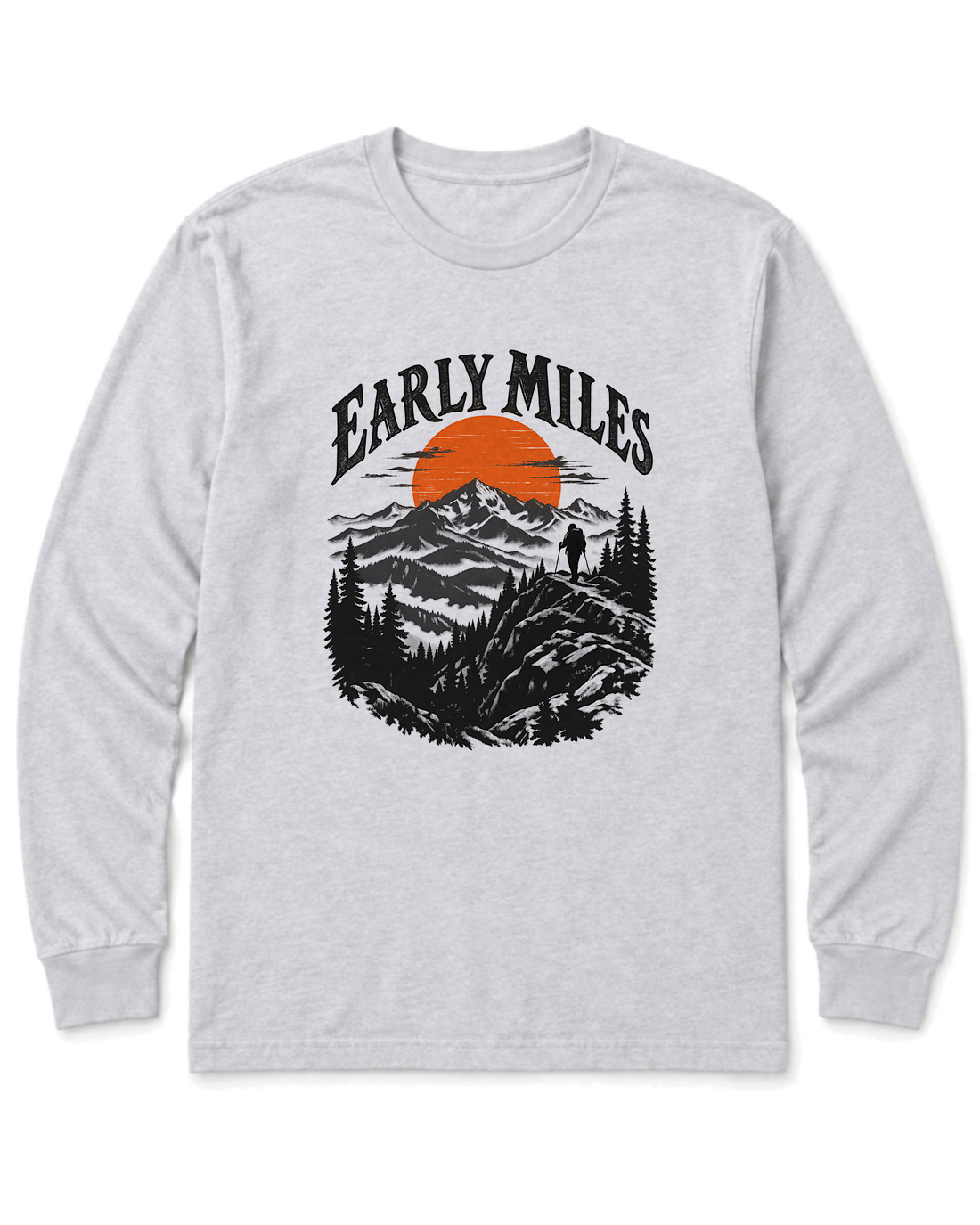 Early Miles Long Sleeve Shirt - Ash
