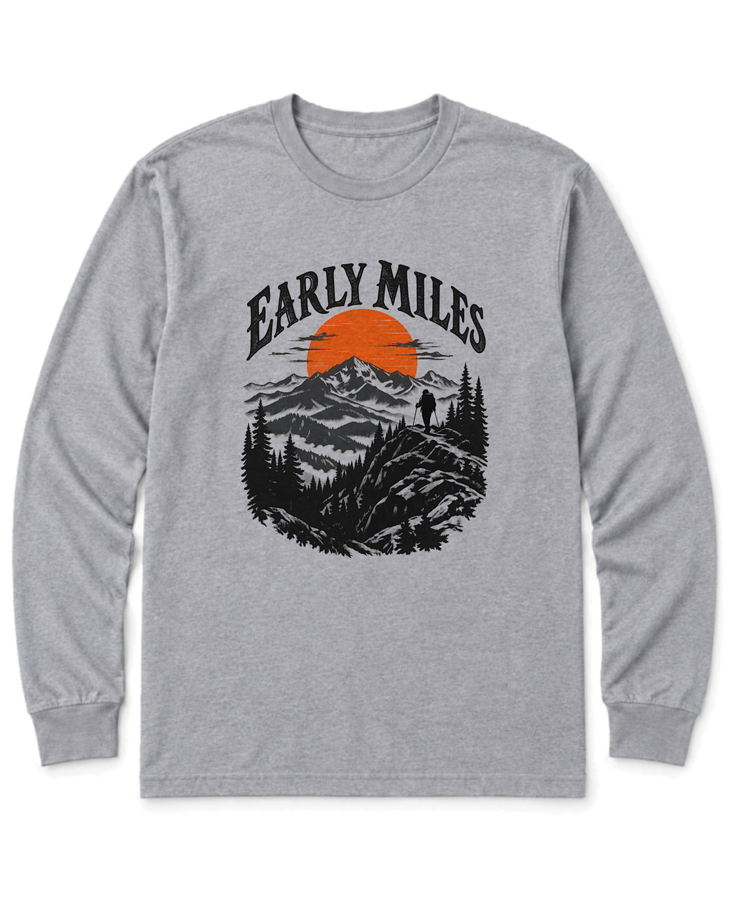 Early Miles Long Sleeve Shirt - Sport Grey