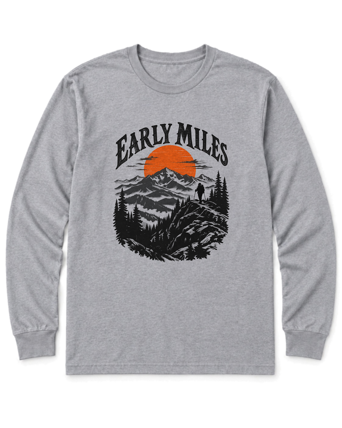 Early Miles Long Sleeve Shirt - Sport Grey