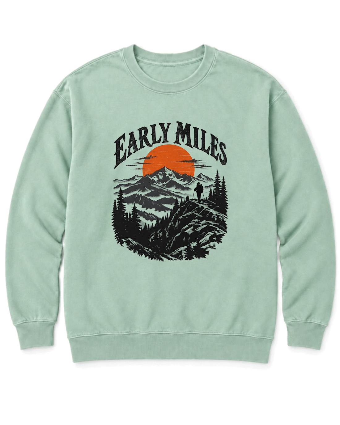 Early Miles Sweatshirt - Chalky Mint