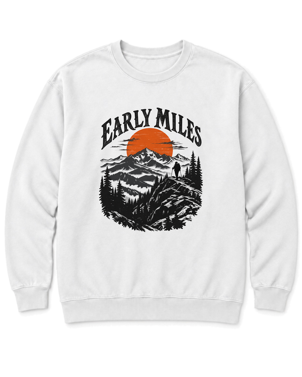 Early Miles Sweatshirt - White