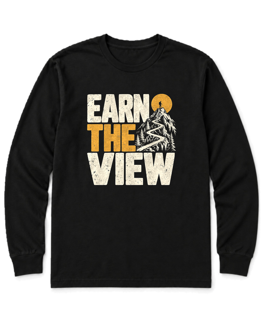 Earn the View Long Sleeve Shirt - Black