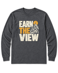 Earn the View Long Sleeve Shirt - Dark Heather