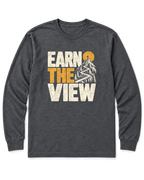 Earn the View Long Sleeve Shirt - Dark Heather