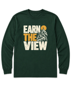 Earn the View Long Sleeve Shirt - Forest Green