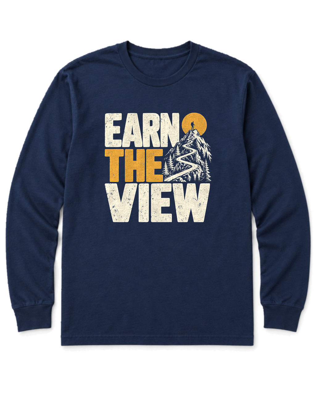 Earn the View Long Sleeve Shirt - Navy