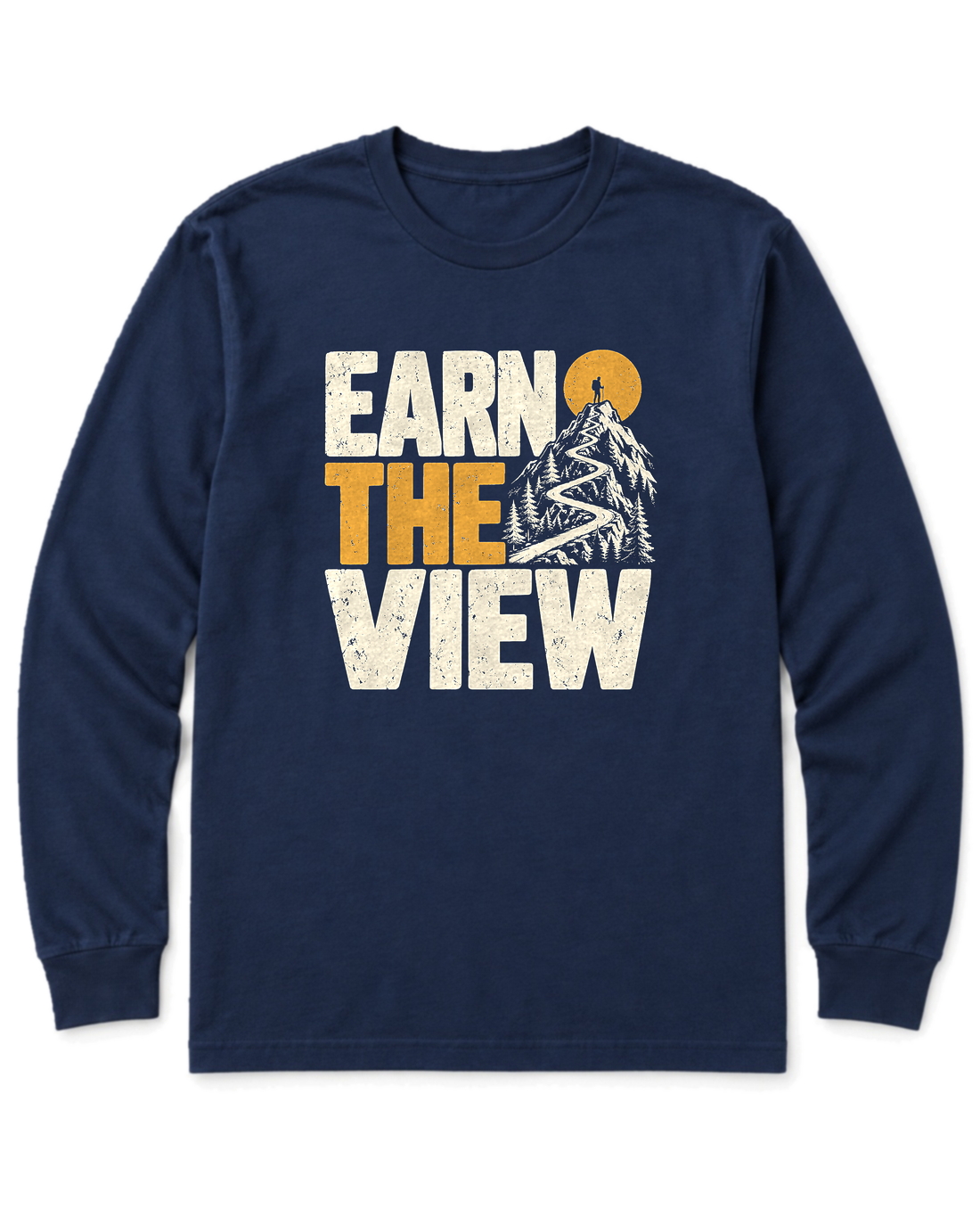 Earn the View Long Sleeve Shirt - Navy