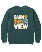 Earn the View Sweatshirt - Blue Spruce