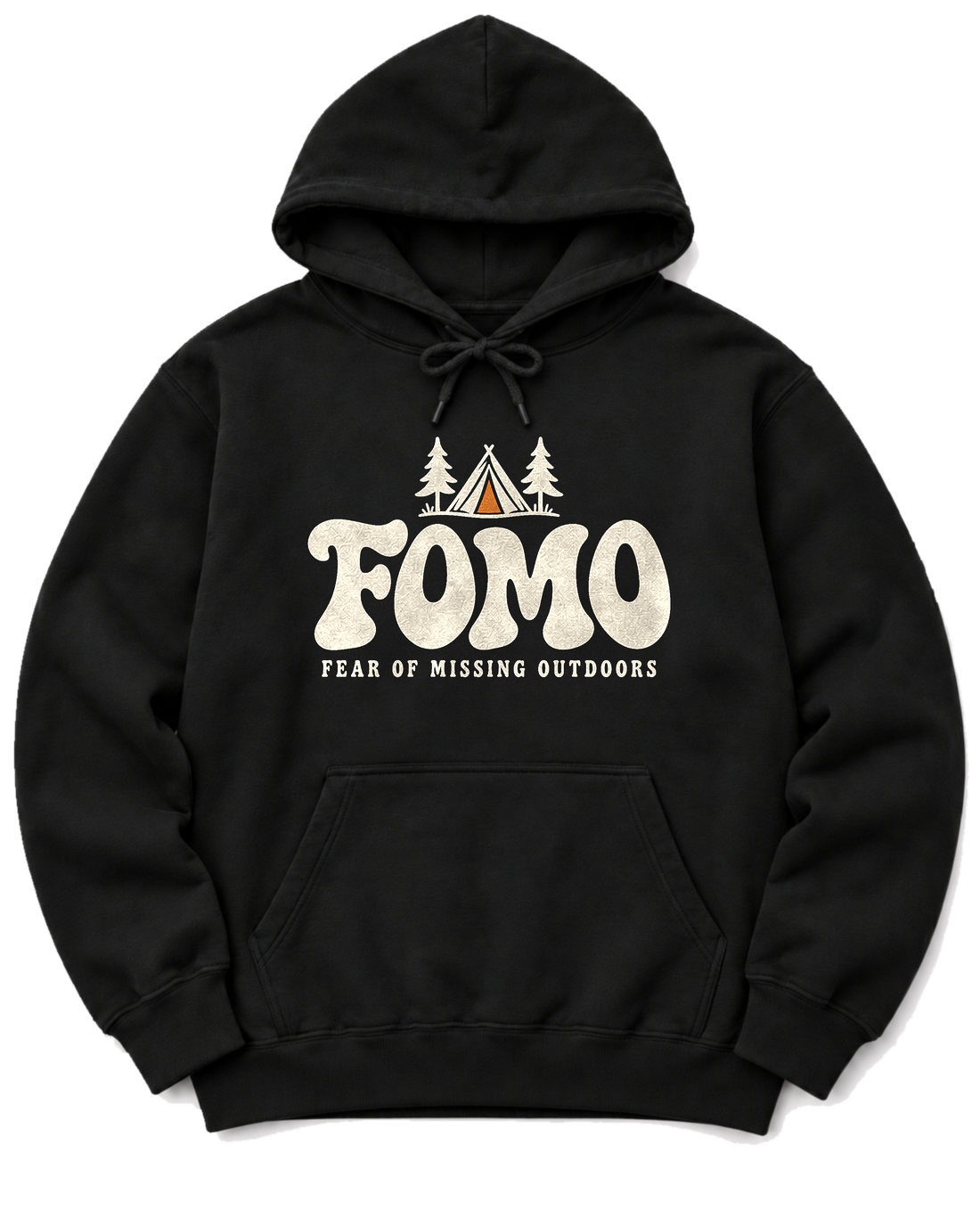 FOMO: Fear of Missing Outdoors Hoodie - Black
