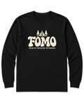 FOMO: Fear of Missing Outdoors Long Sleeve Shirt - Black