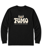 FOMO: Fear of Missing Outdoors Long Sleeve Shirt - Black