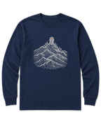 Fire Lookout Long Sleeve Shirt - Navy