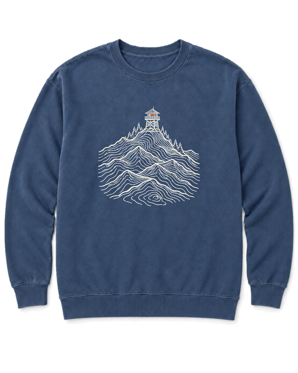 Fire Lookout Sweatshirt - Denim