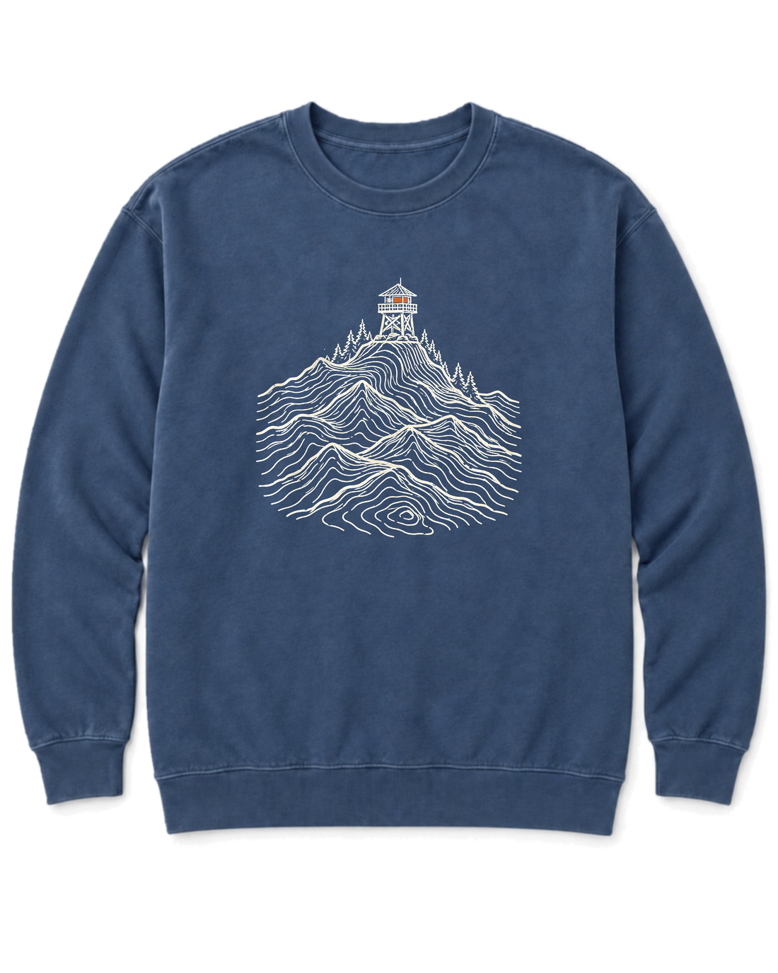 Fire Lookout Sweatshirt - Denim