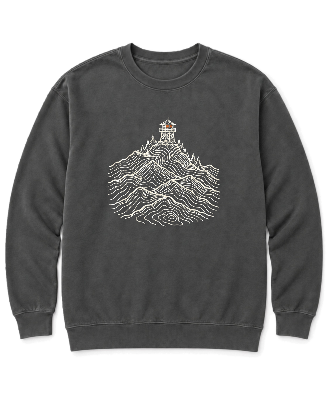 Fire Lookout Sweatshirt - Pepper