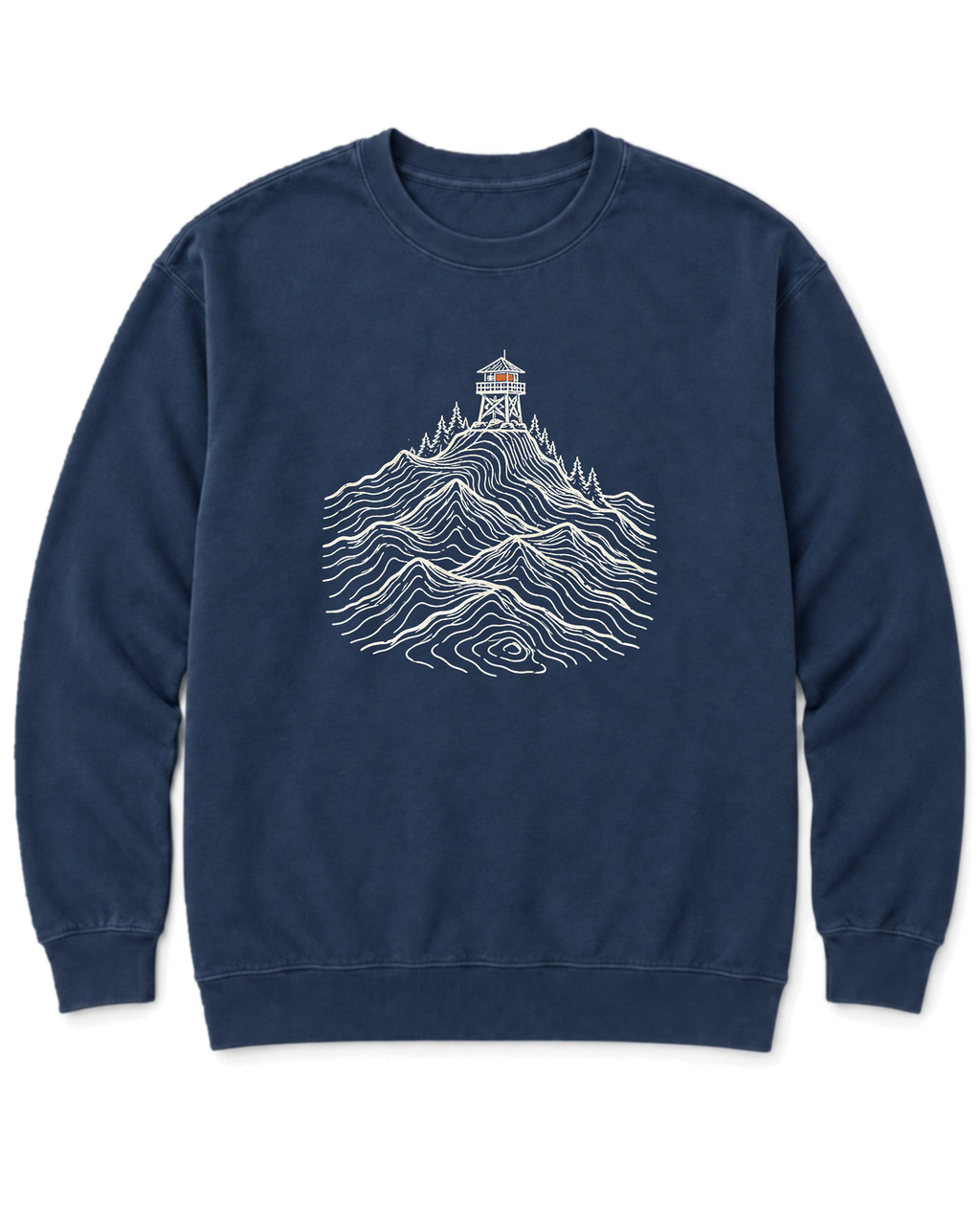 Fire Lookout Sweatshirt - True Navy