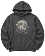 Fly Reel River Hoodie - Dark Heather