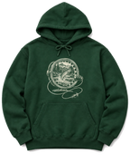 Fly Reel River Hoodie - Forest Green