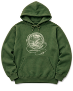 Fly Reel River Hoodie - Military Green