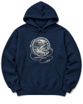 Fly Reel River Hoodie - Navy