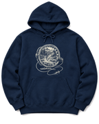 Fly Reel River Hoodie - Navy