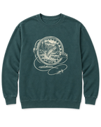 Fly Reel River Sweatshirt - Blue Spruce
