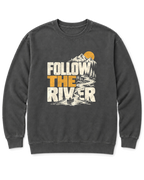 Follow the River Sweatshirt - Pepper