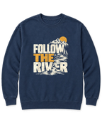 Follow the River Sweatshirt - True Navy