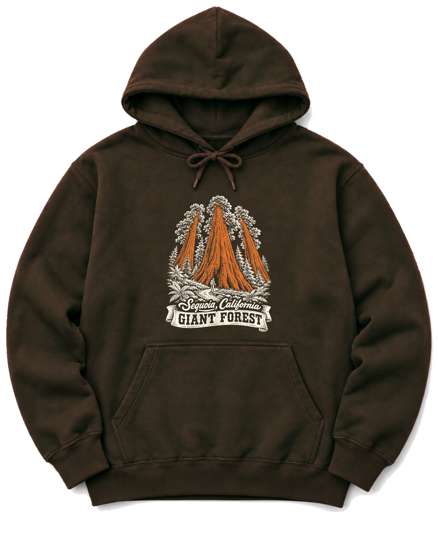 Giant Forest Hoodie - Dark Chocolate