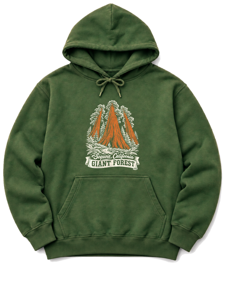 Giant Forest Hoodie - Military Green