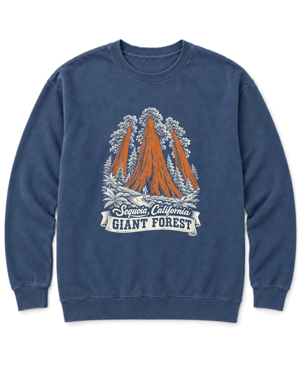 Giant Forest Sweatshirt - Denim
